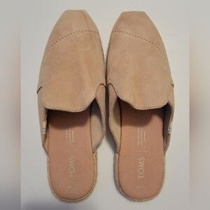 Toms Nova Nubuck Ladies Slip On Mules/ Shoes